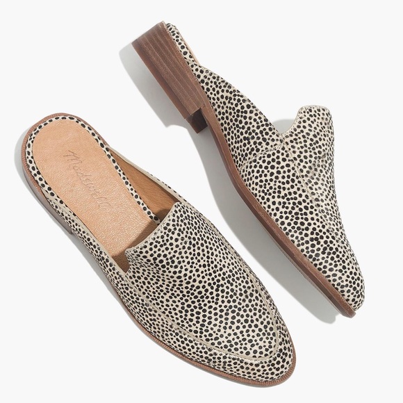 Madewell Shoes - Madewell Frances Loafer Mule Spotted Calf Hair